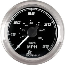 Спидометр под трубку Пито 0-35 узлов черный (10252260)